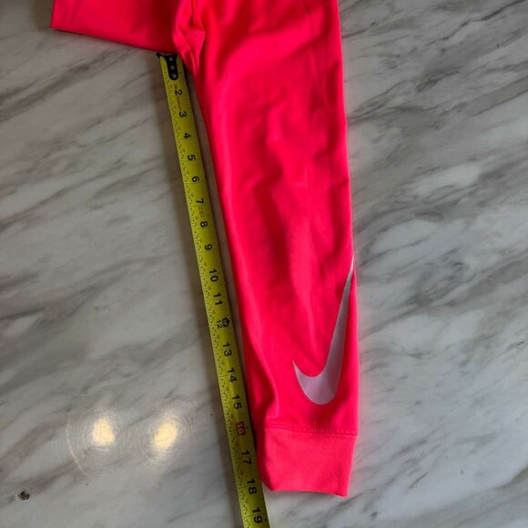 Nike Girl Full Zip Jacket Jogger Pant Tricot Track Suit Set M 6 Fluorescent Pink - Picture 11 of 16
